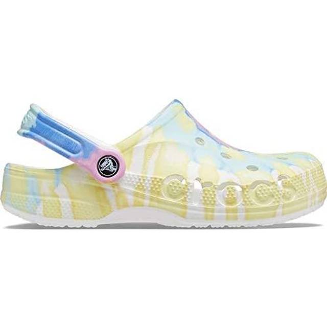 crocs Unisex Mens and Womens Baya graphic clog  WhiteMulti  13 Women11