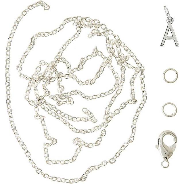 ME & MY BOX Letter U Sp With O-Ring, Chain And Clasp |Silver |One Size