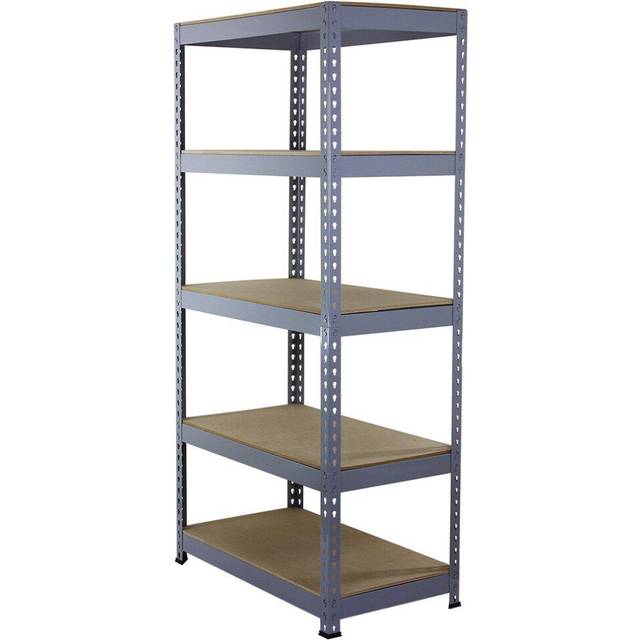 Monster Racking Q-Rax Grey Shelving Units - 90cm x 180cm x 50cm
