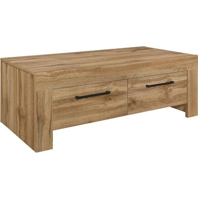 Compton 4 Drawer Oak Coffee Table - Birlea - Brown - 60 x 120 x 42cm