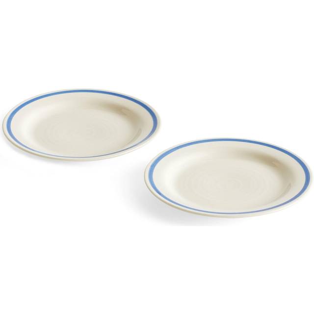 HAY Sobremesa plate Ø18.5 cm 2-pack Blue