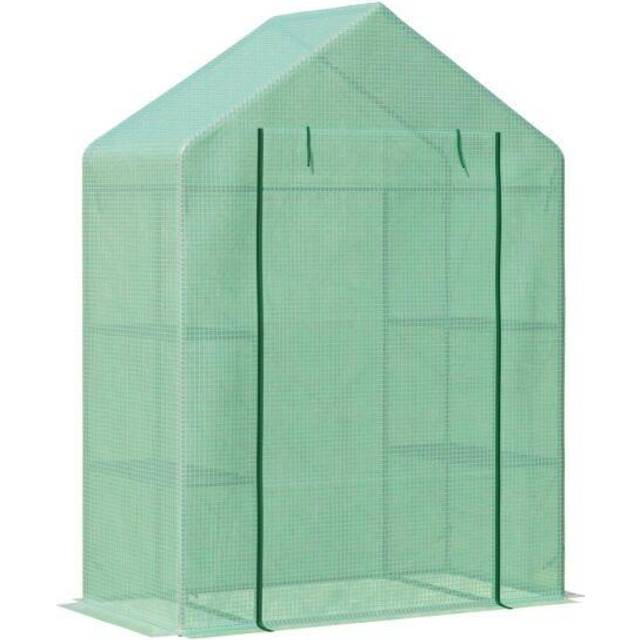 Outsunny Greenhouse for Outdoor Portable Gardening Plant Grow House Green | TJ Hughes