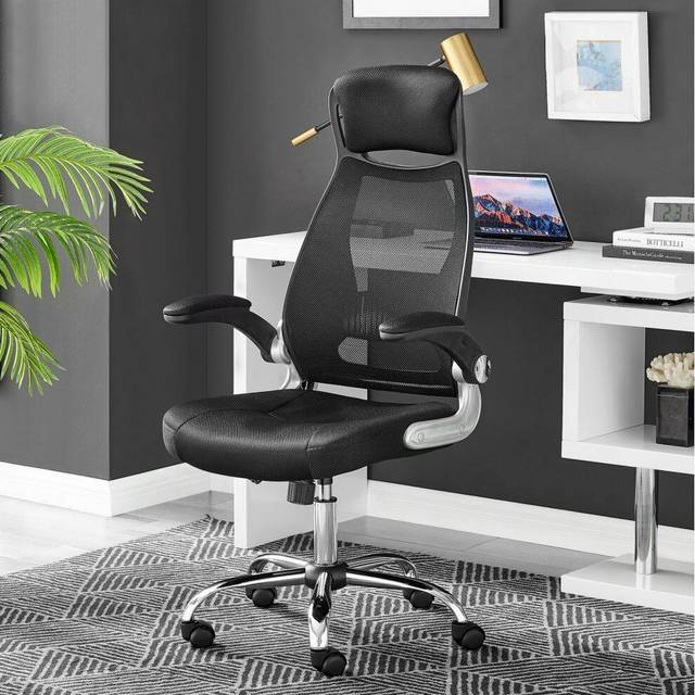 Ellwood High Back Black Mesh Office Chair - Black
