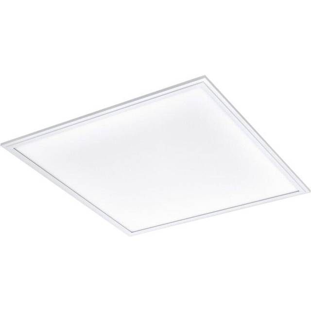 Flush Ceiling Panel Light 595mm White Sqaure Tile 40W Built in LED 4000K