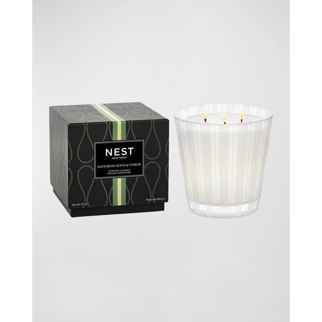 Nest New York Santorini Olive & Citron 3-Wick Candle
