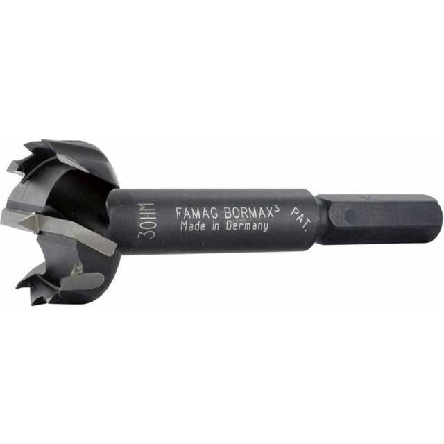 FAMAG 30mm Bormax 3 Carbide Tipped TCT Forstner Bit, 1663030