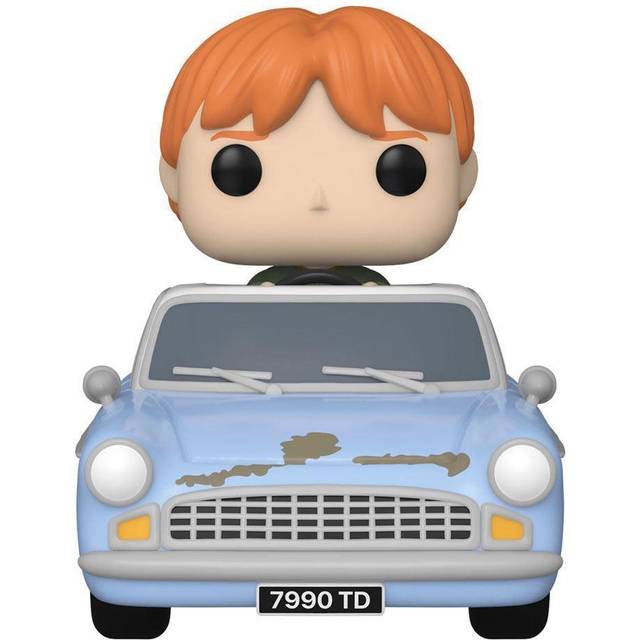 Funko POP! Ride Super Deluxe: Harry Potter Chamber of Secrets 20th – Ron Weasley mit Car – vinyl samlarfigur – presentidé – officiella handelsvaror – leksaker för barn och vuxna
