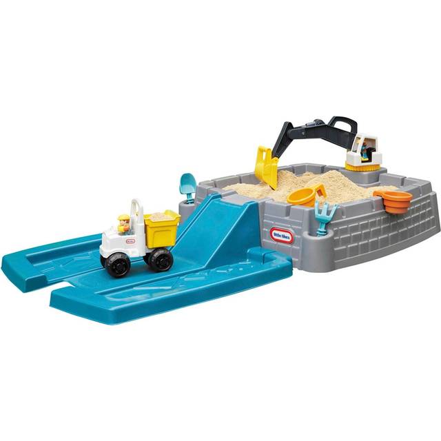 little tikes Dirt Diggers grävmaskin sandlåda barn - inkluderar tillbehör lastbil skopor dumpar sand uppmuntran fantasifull aktiv lek - för flickor och pojkar åldrar 3+, 657085M