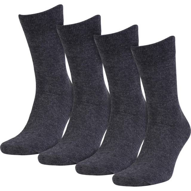Amanda Christensen 4-pack Bamboo Crew Socks - Anthracite - Strl 43/46 * Kampanj *
