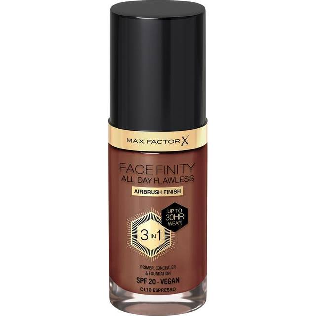 Max Factor Facefinity All Day Flawless 3in1 Liquid Foundation 110 Espresso