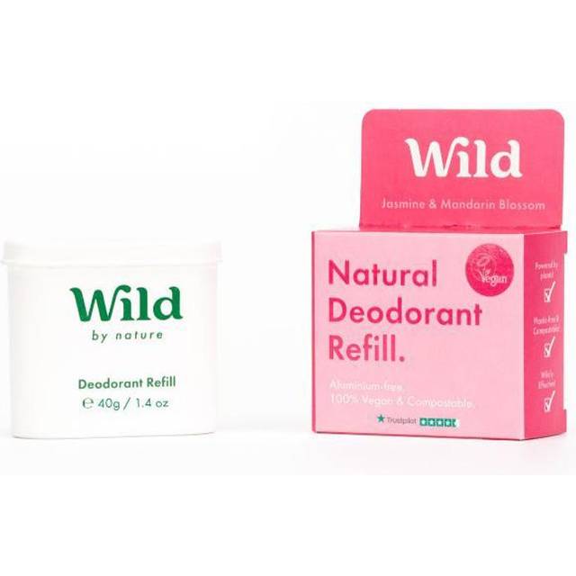 Wild Natural Deodorant Refill - Jasmine & Mandarin Blossom
