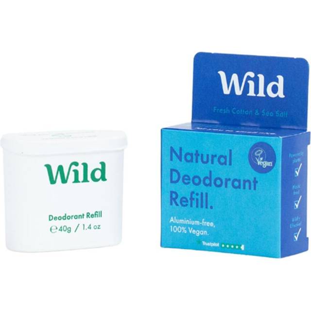 Wild Fresh Cotton & Sea Salt Men Deodorantstift Påfyllning 40 g