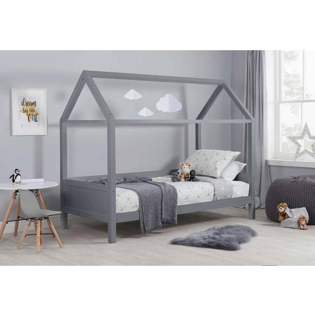 Home Single Grey House Bed Frame - Birlea