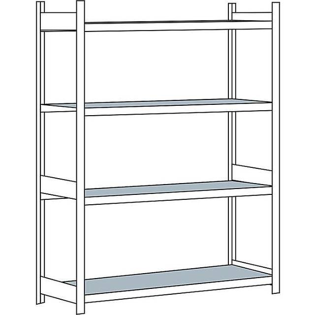 SCHULTE width 1500 mm, width 1500 mm, standard shelf unit, depth 800 mm