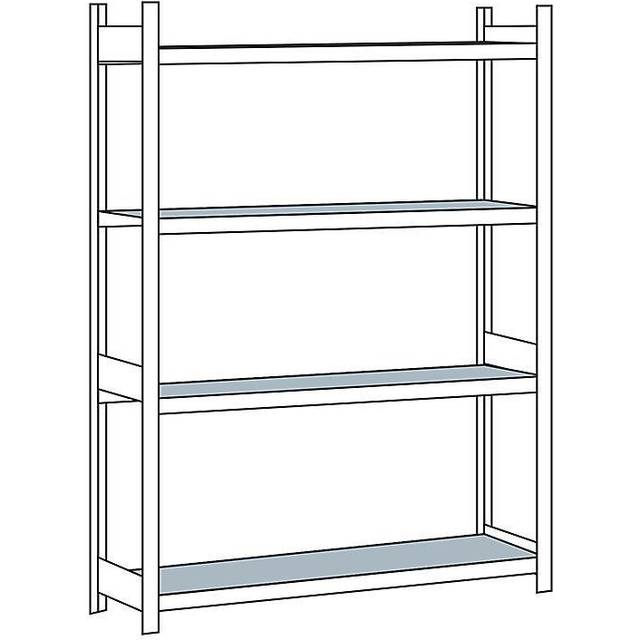 SCHULTE width 1500 mm, width 1500 mm, standard shelf unit, depth 500 mm