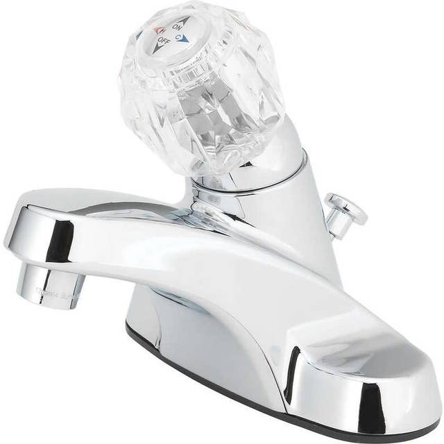 Oakbrook Lavatory Faucet Low Lead Single Handle 4  1.5 gpm chrome Finish