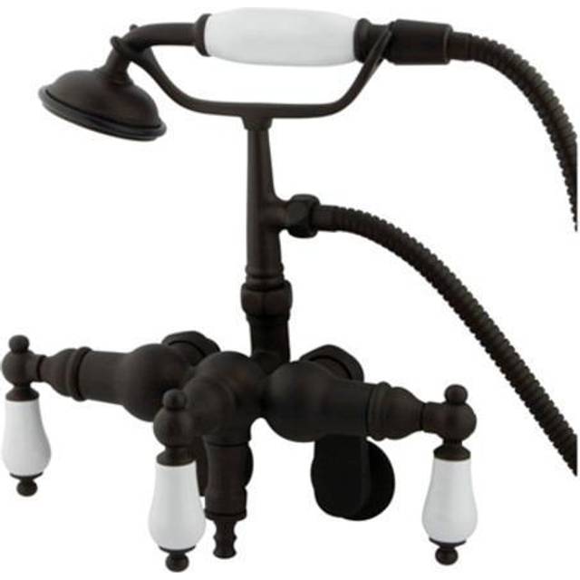 Kingston Brass Cc421T5 Clawfoot Tub Filler With Hand Shower - Oil Rubbed Bronze Finish