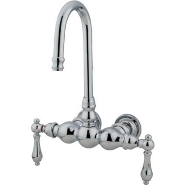 Kingston Brass Cc2T Vintage Wall Mounted Clawfoot Tub Filler - Chrome