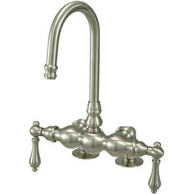 Kingston Brass CC91T8 Vintage 3-3/8-Inch Deck Mount Tub Faucet  Brushe