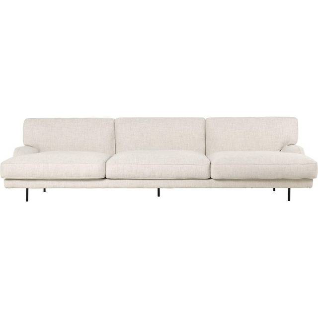 GUBI Flaneur sofa 3-seat Indianskop 15-antique brass