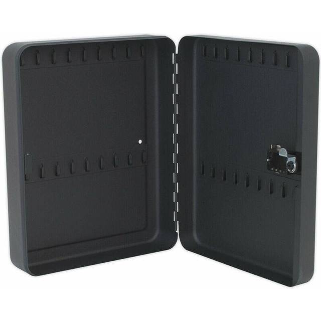 Wall Mounted Locking Mini Key Cabinet Safe - 36 Key Capacity 3 Digit Combination