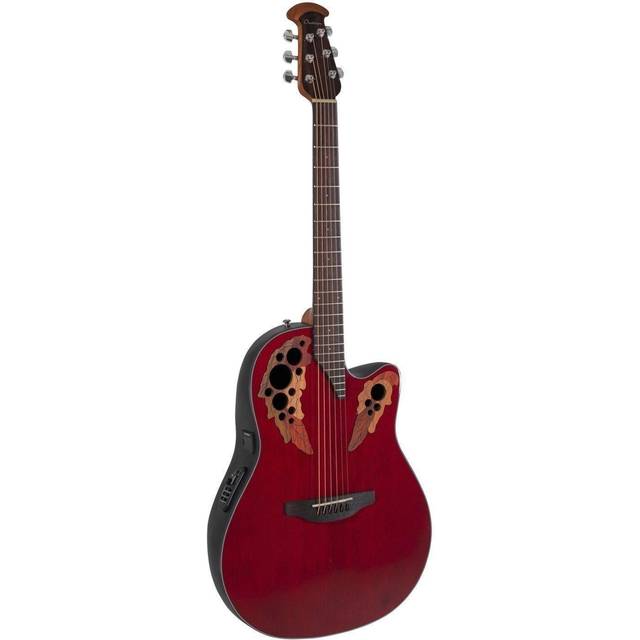 Ovation CE44-RR-G Celibrity Elite Plus Mid Cutaway Ruby Red