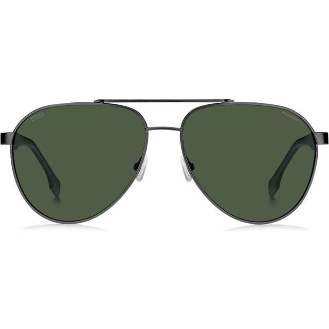 Hugo Boss Polarized Green Pilot Mens Sunglasses BOSS 1485/S 0MFK/UC 60 - Grey (Dimension: 6.0000x4.0000x3.0000 inches)