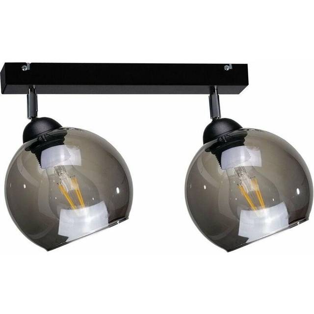 Keter Yuno Twin Ceiling Spotlight Black, 50cm, 2x E27