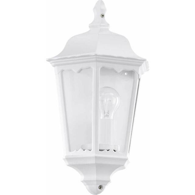 IP44 Outdoor Wall Light White Traditional Lantern 1x 60W E27 Porch Lamp