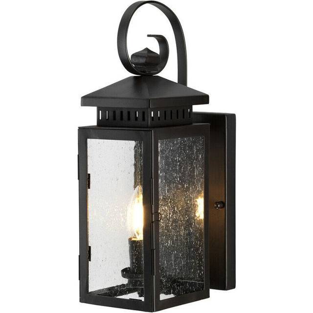IP43 Wall Light Sconce Old Bronze LED E14 60W Bulb Outside External d01562