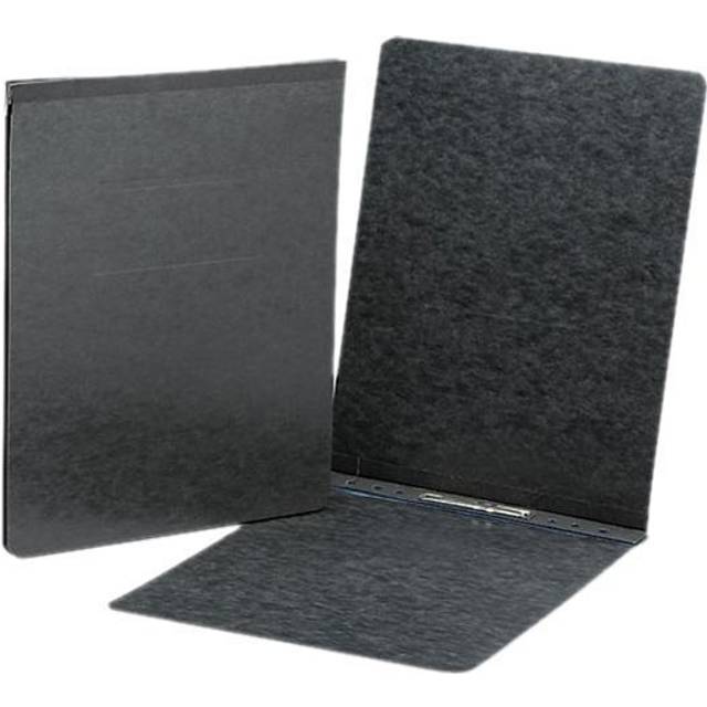 SMEAD End Opening Pressboard Report Cover  Prong Fastener  Letter  Black (SMD81125)