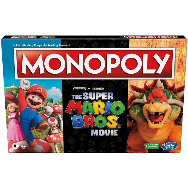 Monopoly The Super Mario Bros. Movie Edition Kids Board Game