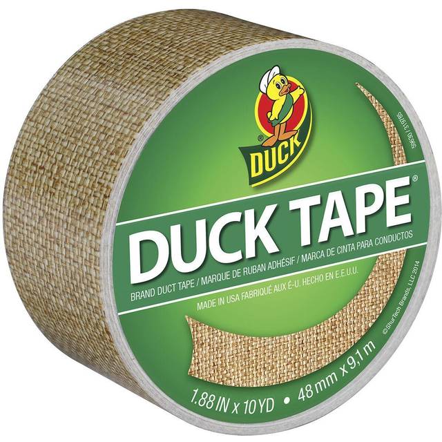 Duck Brand Printed Duct Tape  Single Roll  Burlap (283713)