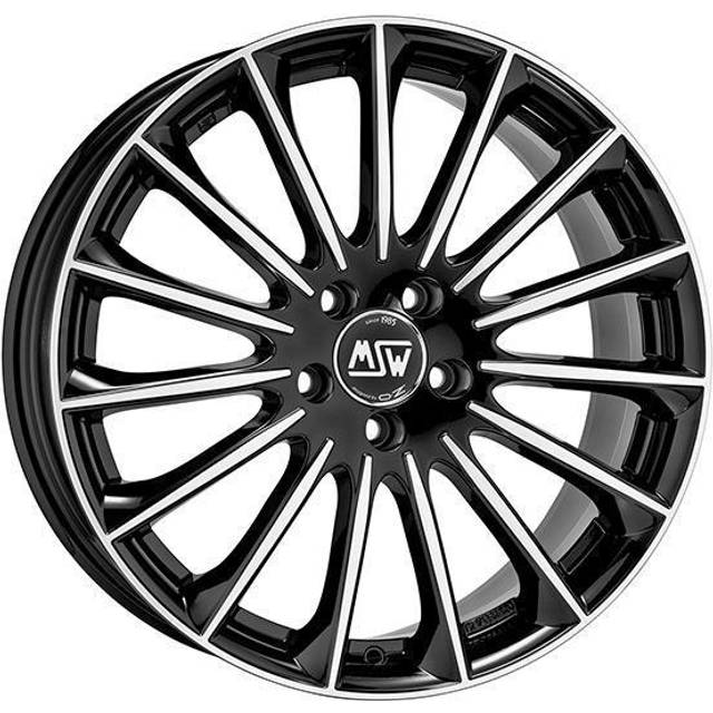 MSW 30 Gloss Black Full Polished 8.5x19 5/112 ET38 B73.1 (8.5x19 5/112 ET38 B73.1)