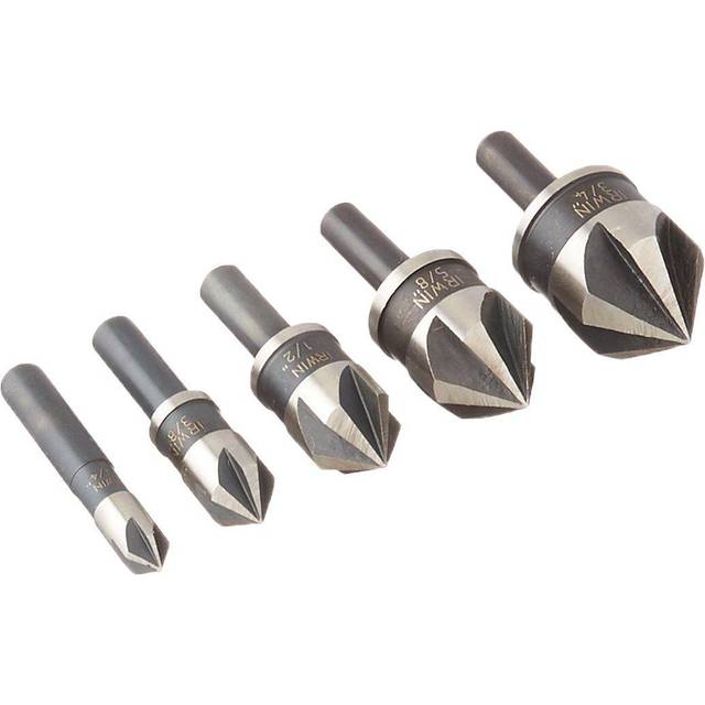 IRWIN IRWIN Tools 1877791 Black Oxide Countersink Drill Bit  5Piece Set