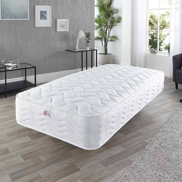 Aspire Double 3 Layer Memory Foam Hybrid Mattress - Aspire Beds - White
