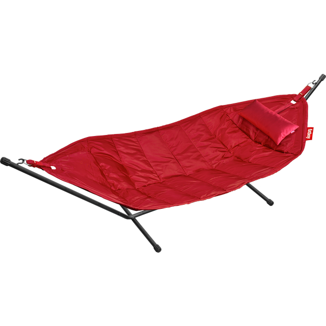 Fatboy - Hamac avec support Headdemock - Rouge - Tissu d'extérieur Oléfine
