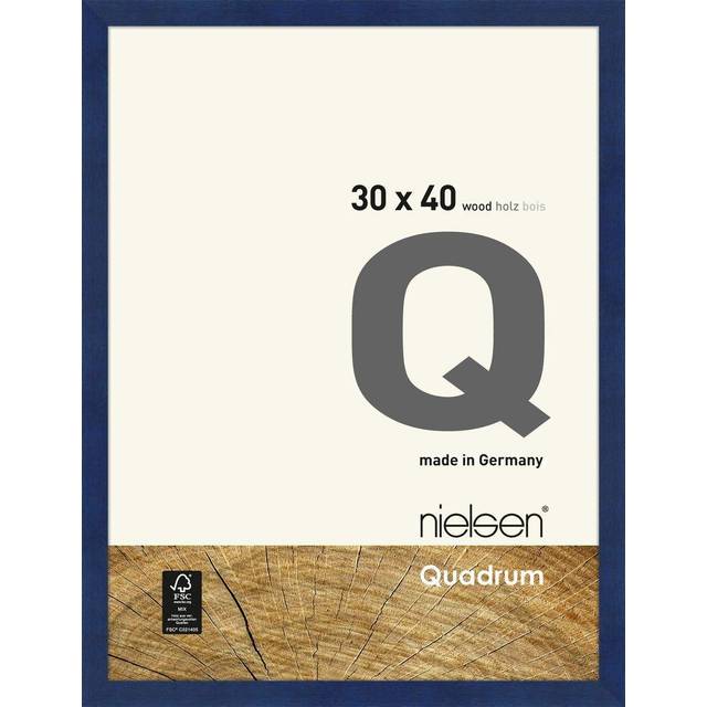 Nielsen Quadrum 30x40cm Blue Wooden Picture Frame, Blue