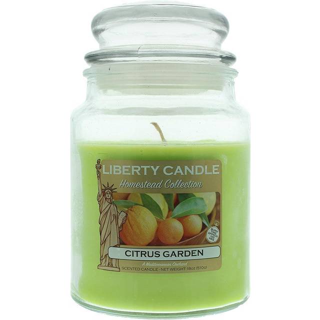 Liberty Candle Citrus Garden 510g Glass Jar With Lid