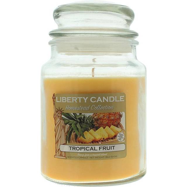 Liberty Candle Tropical Fruit 510g Glass Jar With Lid