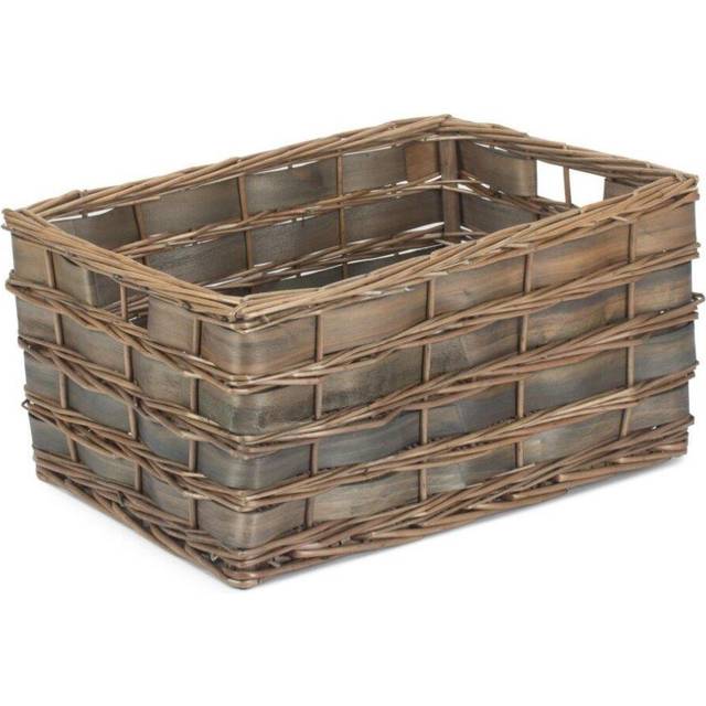 Unlined Grey Scandi Storage Basket - Extra Large