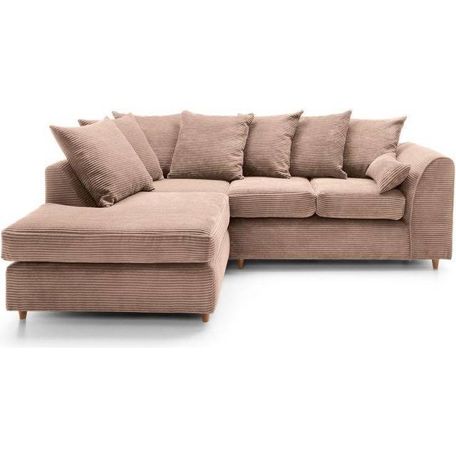 Jumbo Corner Sofa Brown Left - One Size