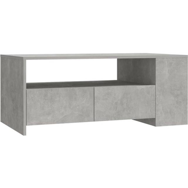 vidaXL Coffee Table Concrete Grey 102x55x42 cm Engineered Wood