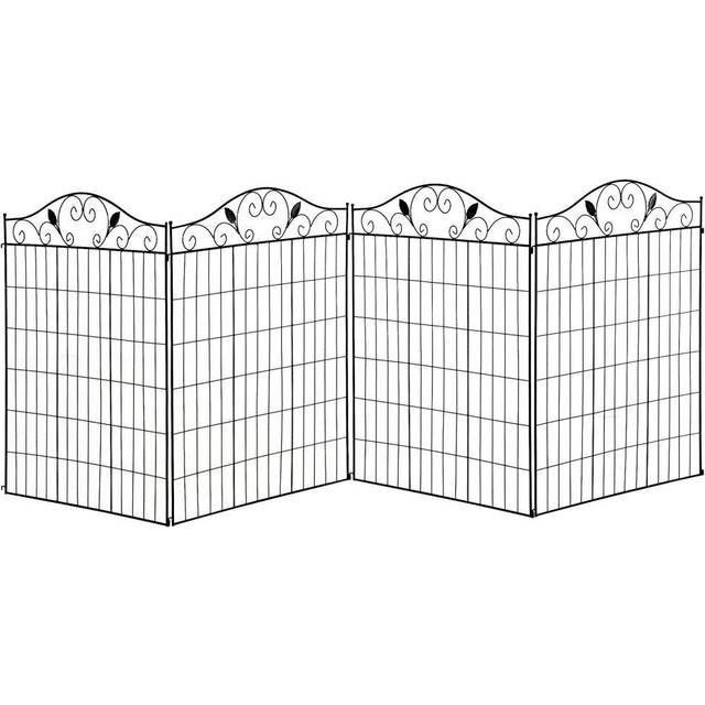 Outsunny Garden Decorative Fence Panels 44in x 12ft | TJ Hughes