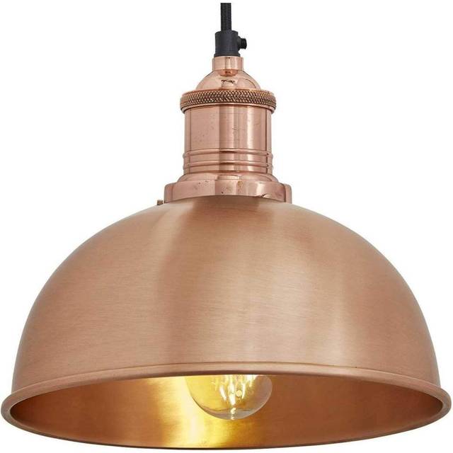 Brooklyn Dome Pendant Light - 8 Inch - Copper