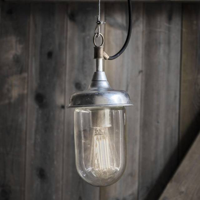 Garden Trading St Ives Harbour Pendant Light  - L, Grey