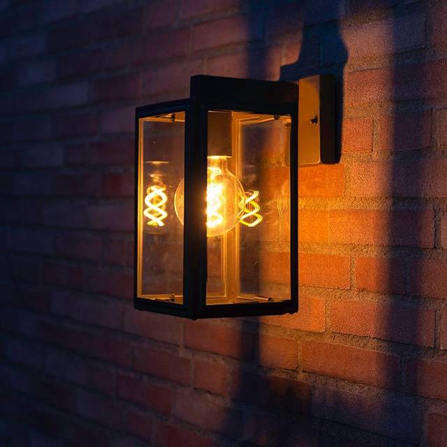 Industrial Outdoor Wall Light Grey IP44 - Sutton Down