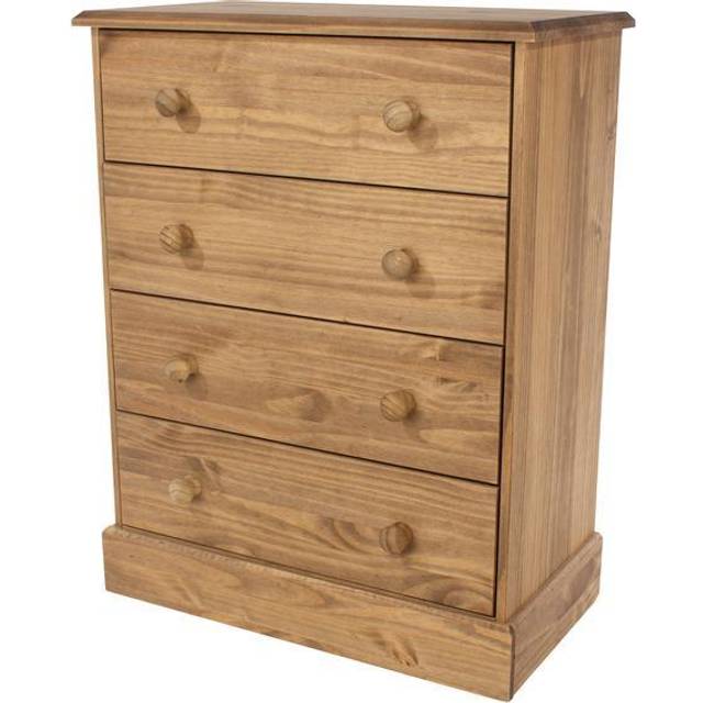 Home Source Malvern 4 Drawer Bedroom Chest