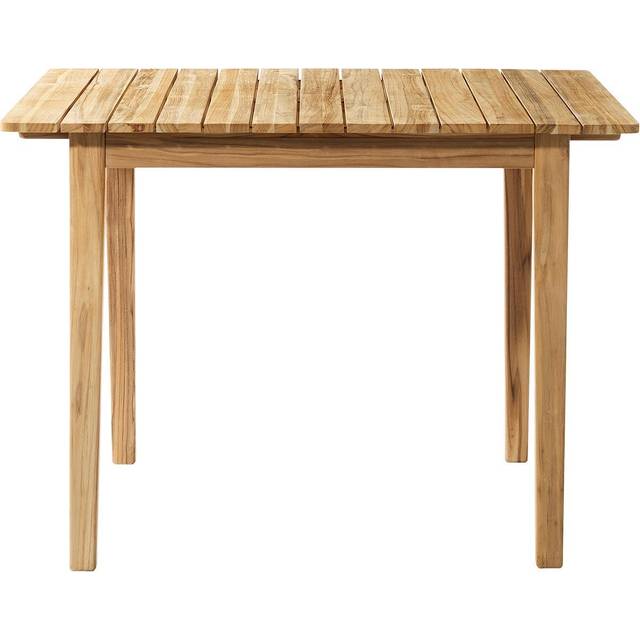 M3 Sammen Dining Table Outdoor Teak, 104.5 cm