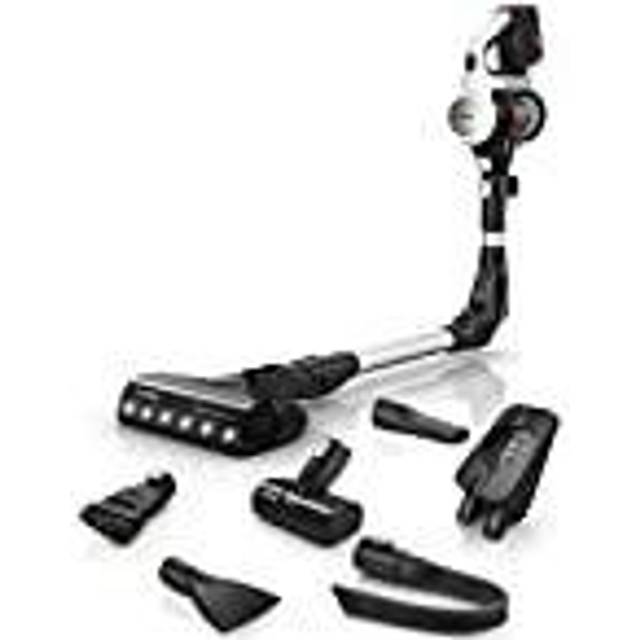 Bosch Akku-Staubsauger Unlimited 7 BKS711MTB, kabelloser Handstaubsauger, beutellos, Wechselakku, Knickrohr, Hygiene-Filter, 10 Jahre Motorgarantie, Mini-Turbo-Düse, LED-Beleuchtung, Turbostufe, weiß
